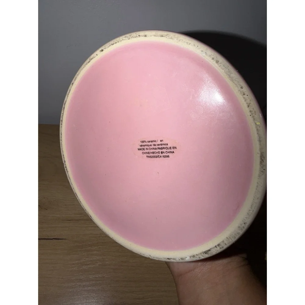 JUICY COUTURE COOKIE/DOG TREAT JAR PINK BROWN Y2K RARE HTF NO CHIPS